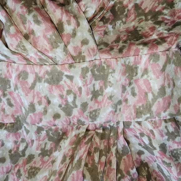 Talbots size 10 muted floral lined dress new!! - Picture 6 of 10